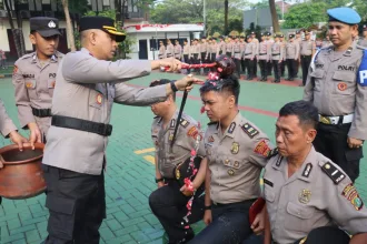 Upacara Kenaikan Pangkat Personel Polres Tangerang Selatan,Kamis (2/7/2026)